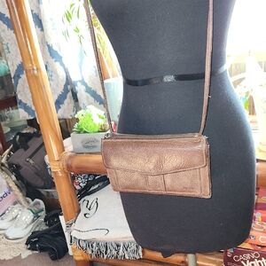 Vintage Fosdil Crossbody Wallet